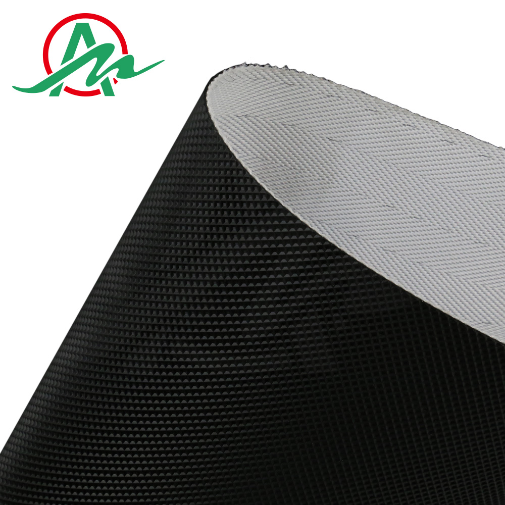 Black diamond pattern conveyor belt for treadmill
