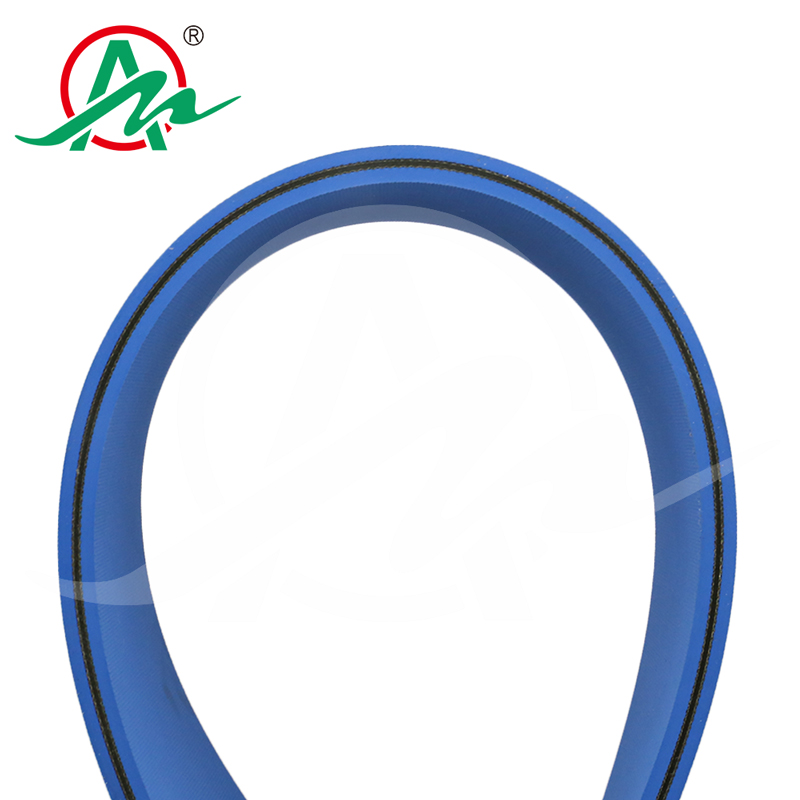 Nylon chip base band conveyor belt, Double side blue base band