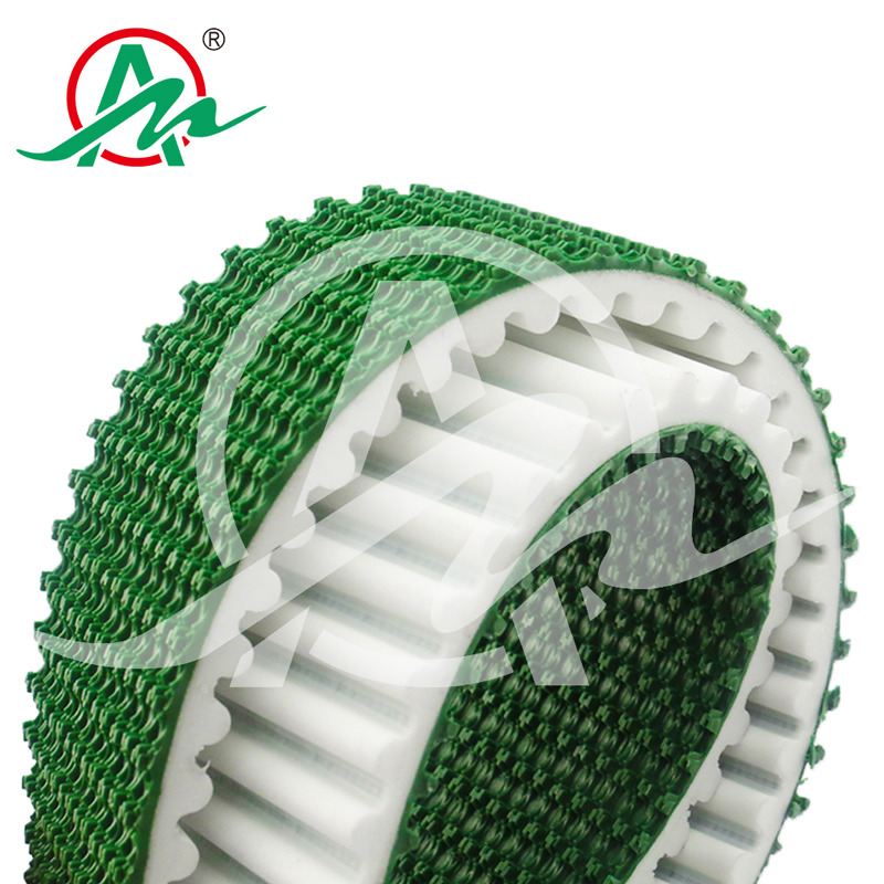 佛山艾麦工业皮带有限公司,聚氨酯同步带,绿色花纹特殊聚氨酯同步带