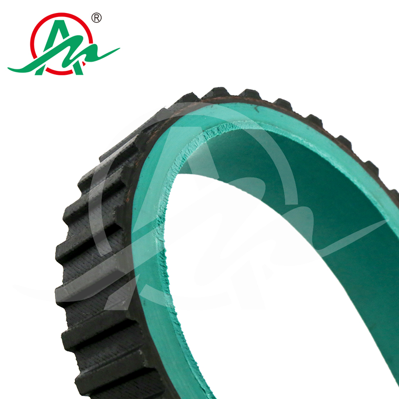 Customized rubber synchronous/timing belt add green rubber