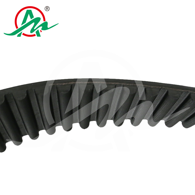 Customized black single side teeth rubber synchronous/timing belt, HTD14M